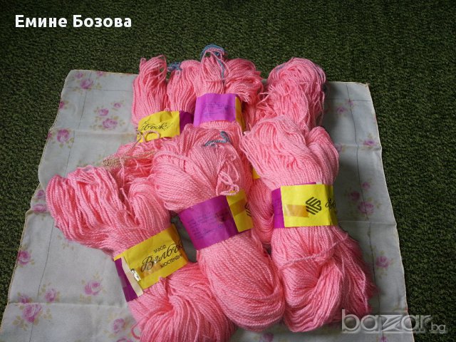 прежда ИНА  - различни цветове продавам, снимка 4 - Други стоки за дома - 14477339