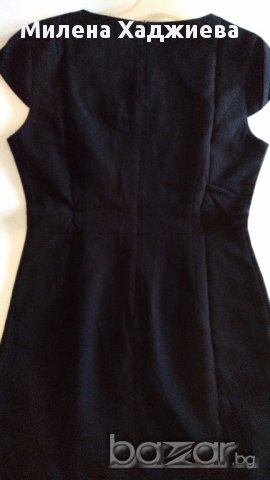 Черна рокля, UK 10, снимка 5 - Рокли - 18059336