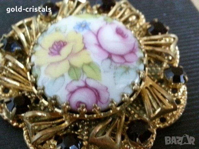 стара ретро брошка, снимка 3 - Антикварни и старинни предмети - 25114889