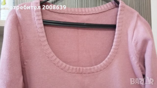 Дамски пуловер TERRA NOVA, памучен, М размер, цвят пепел от рози, снимка 2 - Блузи с дълъг ръкав и пуловери - 22294940