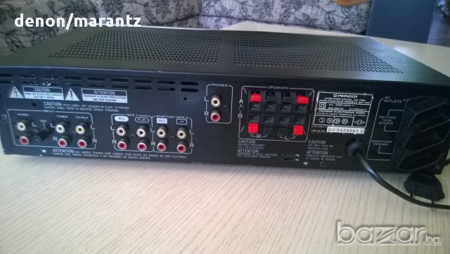 pioneer sa-740-stereo amplifier-made in japan-внос швеицария, снимка 16 - Ресийвъри, усилватели, смесителни пултове - 8259200