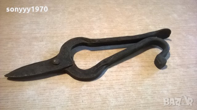 стари ножици за ламарина-27см-ковано желязо, снимка 4 - Колекции - 23056589