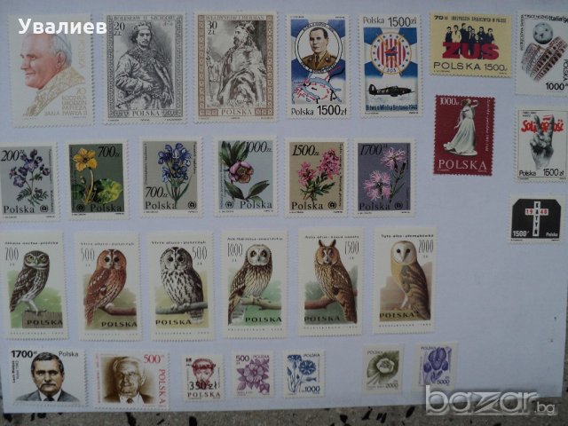 Пощенски марки от Чехословакия - Полша - ГДР, снимка 4 - Филателия - 21310402