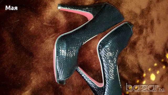 Дамски отворени обувки на ток, снимка 2 - Дамски обувки на ток - 14937282