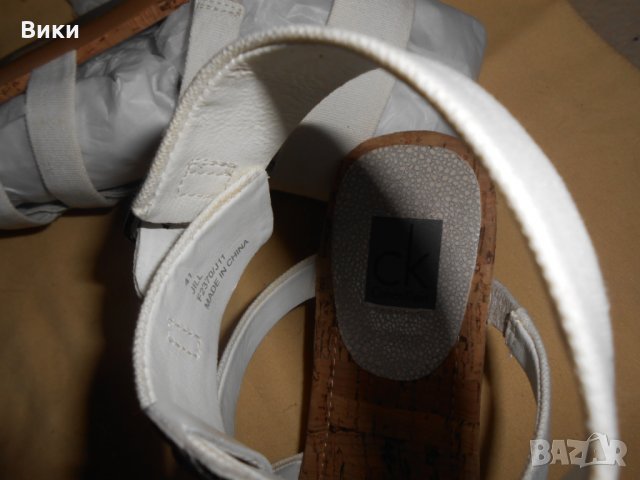  Calvin Klein дамски стилни  сандали, снимка 16 - Сандали - 23095466