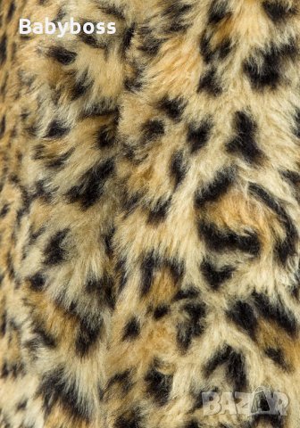 Промо! Пухкаво палто с леопардова шарка за момиче, снимка 2 - Детски якета и елеци - 23961897