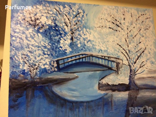 Картини Масло върху ПЛАТНО 50/60 без рамка 250 лв. Ръчна изработка., снимка 1