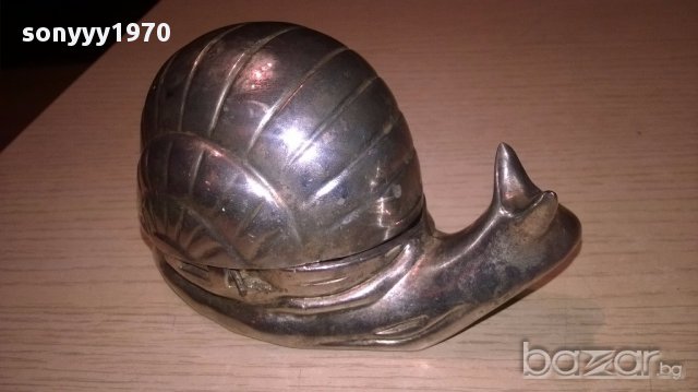 Красив и стилен охлюв-14/7/7см-внос швеицария, снимка 10 - Антикварни и старинни предмети - 16319665