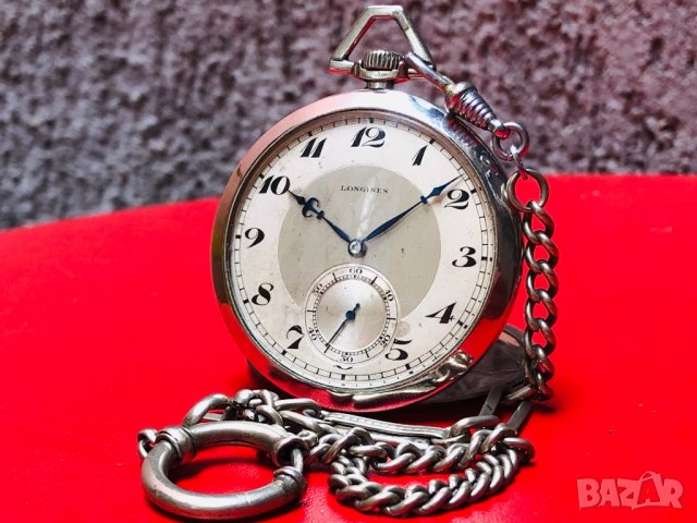 Longines Art Deco джобен часовник-перфектен!, снимка 2 - Джобни - 25060962
