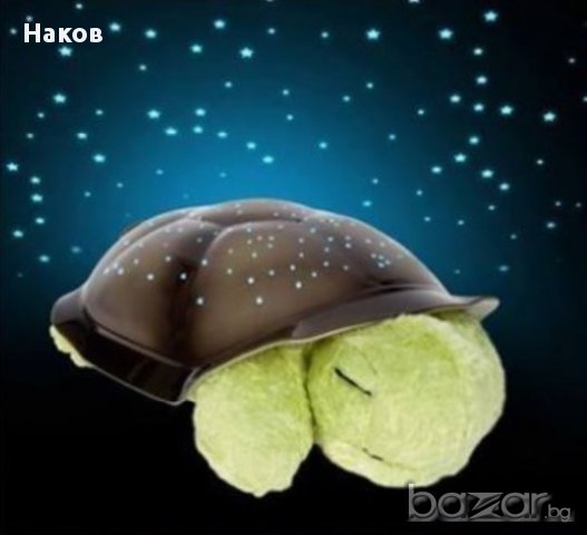 Плюшена музикална костенурка нощна лампа проектираща звездно небе, снимка 6 - Музикални играчки - 12809438