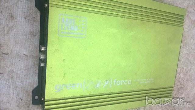 rave land-green force-1000watts4/3/2chanel amplifier, снимка 3 - Ресийвъри, усилватели, смесителни пултове - 9655204