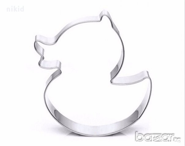 пиле пате Великден метална форма резец за сладки бисквитки бисквити  фондан укр, снимка 2 - Форми - 16929726