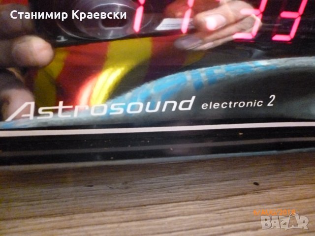 Astrosound Electronic 2 - radio clock alarm 71 vintage - финал, снимка 2 - Други - 22425078