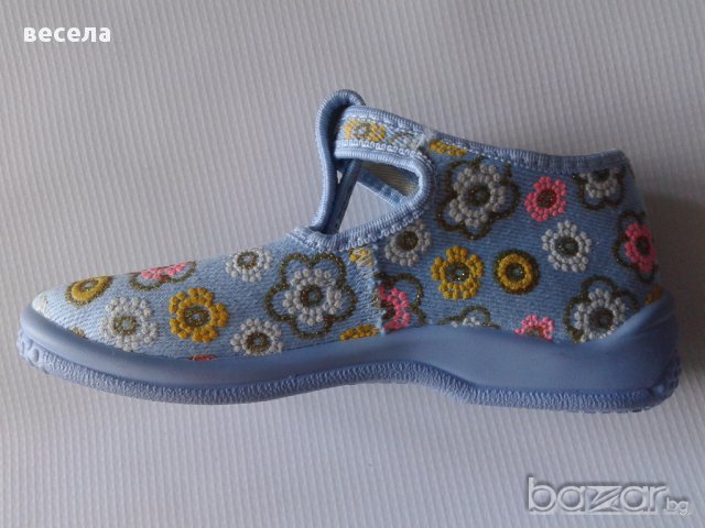 Детски пантофки от памучен текстил промоция, снимка 2 - Бебешки обувки - 10253272