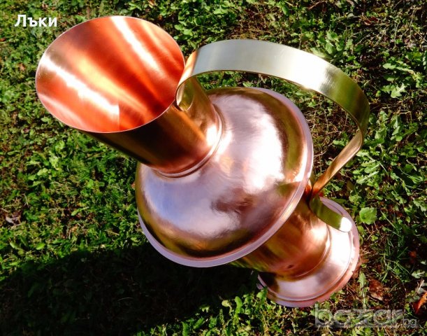 Медна кана 2.5 кг.,чиста червена мед., снимка 4 - Антикварни и старинни предмети - 19853668