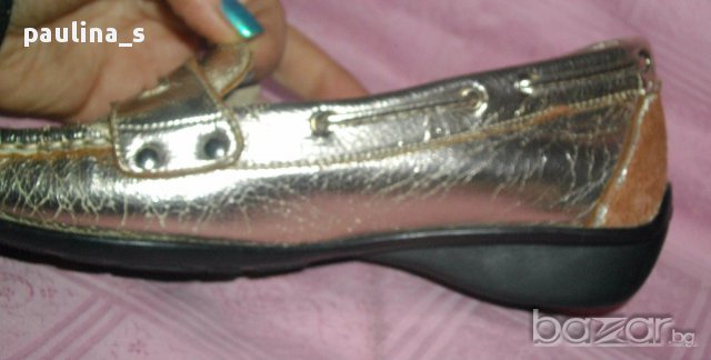 Сребърни ортопедични обувки / мокасини ”Lalikaer” shoes / малък номер , снимка 5 - Дамски ежедневни обувки - 14906902