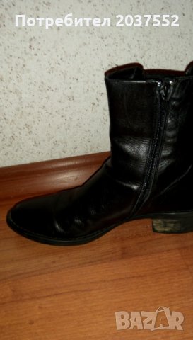 Боти естествена кожа, снимка 2 - Дамски боти - 23727586