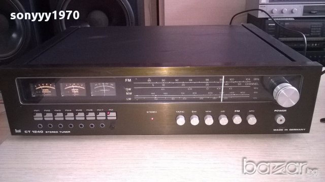 dual ретро колекция-тунер-внос швеицария, снимка 7 - Ресийвъри, усилватели, смесителни пултове - 17201205