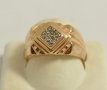златен пръстен 43567-3, снимка 1