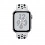 APPLE WATCH NIKE+ SILVER CASE PURE PLATINUM/BLACK BAND 44MM SERIES 4 GPS, снимка 1 - Смарт гривни - 23337958