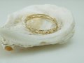 златна халкичка с ажурни мотиви 1.14 грама, размер 56.5, снимка 2