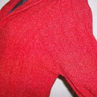 Дизaйнерско сако "Kello" / коприна / червено сако за повод , снимка 4 - Сака - 16742539