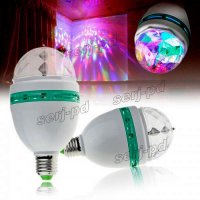 LED ротационна лампа с диско ефект , снимка 3 - Други стоки за дома - 20249059