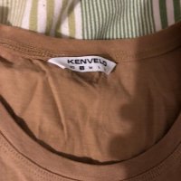 Kenvelo Дамска кафява тениска + подарък тениска, снимка 2 - Тениски - 24844399