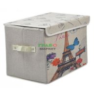 Сгъваема цветна кутия за съхранение с капаче и удобни дръжки за пренасяне, снимка 2 - Декорация за дома - 15763883