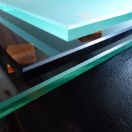 Стъклени рафтове за баня бронзе 8 мм , 50 см. / 15 см., снимка 6 - Етажерки - 10269759