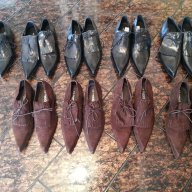 Елегантни Италиански обувки от велур Остри обувки, снимка 3 - Други - 10600239