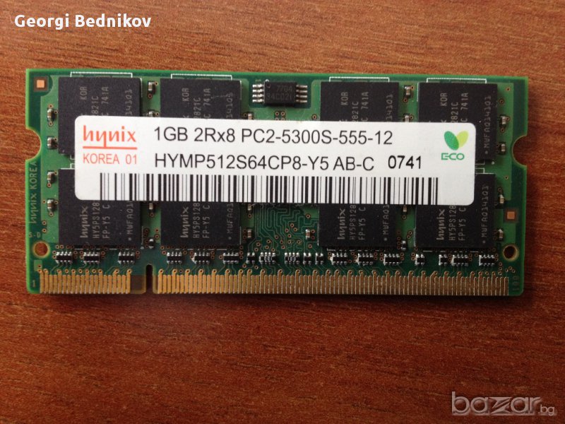 Оперативна памет 1GB 2Rx8PC2-5300S-555-12, снимка 1