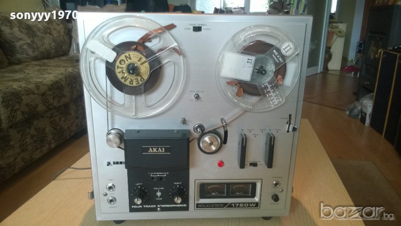 РЕТРО РОЛКА akai model 1720w-solid state-made in japan-внос швеицария, снимка 1