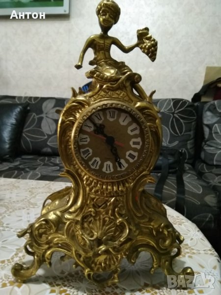 Бароков бронзов часовник., снимка 1