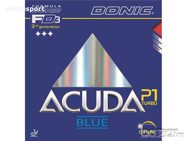 гума за тенис на маса Donic Acuda P1  Turbo  нова, снимка 1