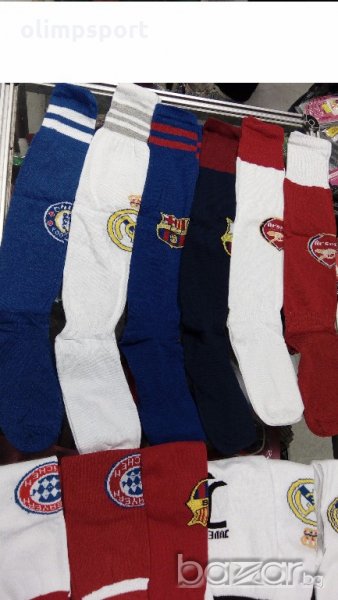 футболни чорапи ,калци,гети нови Real Madirid Barcelona Chelsea Juventus Bayern Munhen Arsenal , снимка 1