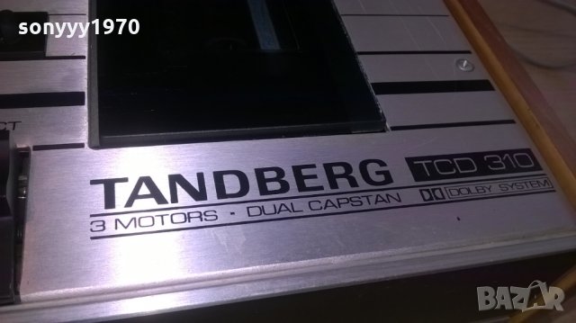 tandberg tcd-310 cassette deck-made in norway-внос швеция, снимка 4 - Декове - 25381445