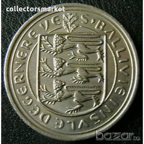 10 пенса 1977, Гърнси, снимка 2 - Нумизматика и бонистика - 21389244