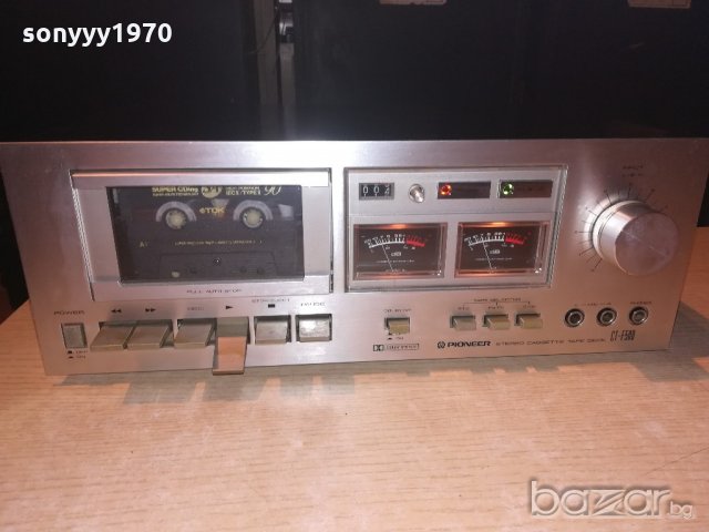 pioneer ct-f500-made in japan-внос швеицария, снимка 2 - Декове - 21147765