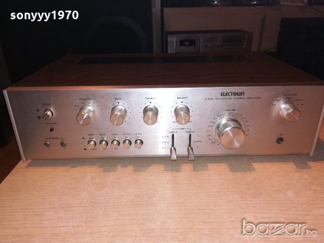 &electown a-606 amplifier-made in korea-внос швеицария, снимка 8 - Ресийвъри, усилватели, смесителни пултове - 20196477