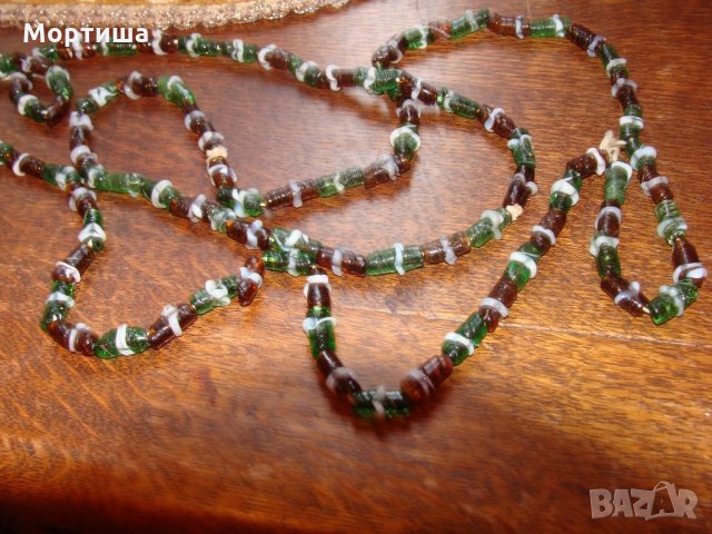  Мурано великолепна огърлица  НАМАЛЕНИЕ , снимка 3 - Колиета, медальони, синджири - 21978080