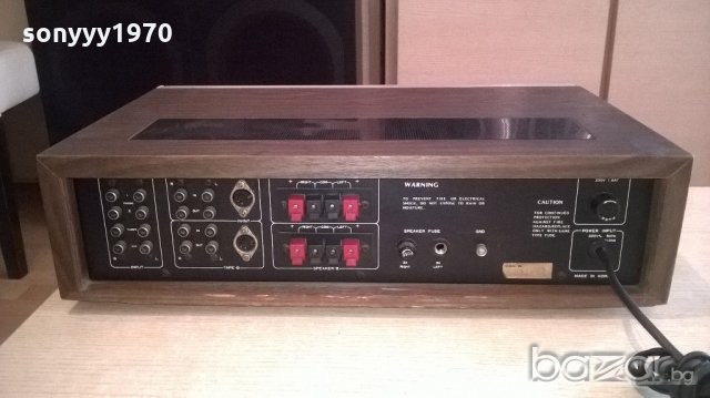 ретро усилвател-дървена кутия-за ремонт-внос франция, снимка 10 - Ресийвъри, усилватели, смесителни пултове - 20204637