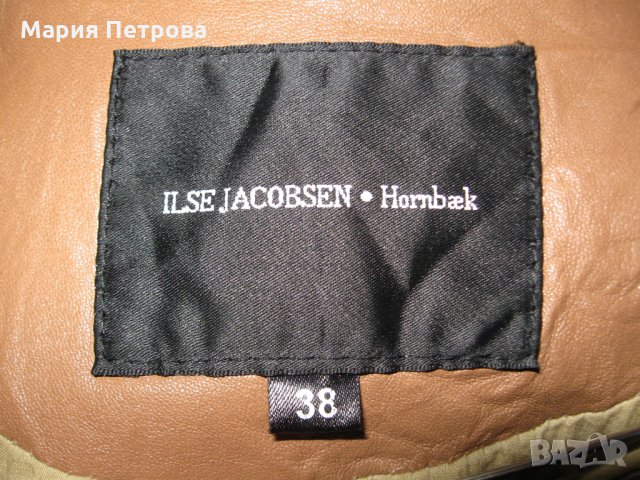  Ilse Jacobsen дамско кожено яке М размер, снимка 5 - Якета - 23034243