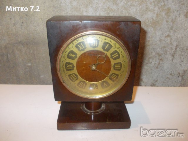 стар настолен часовник весна  , снимка 4 - Антикварни и старинни предмети - 9974322
