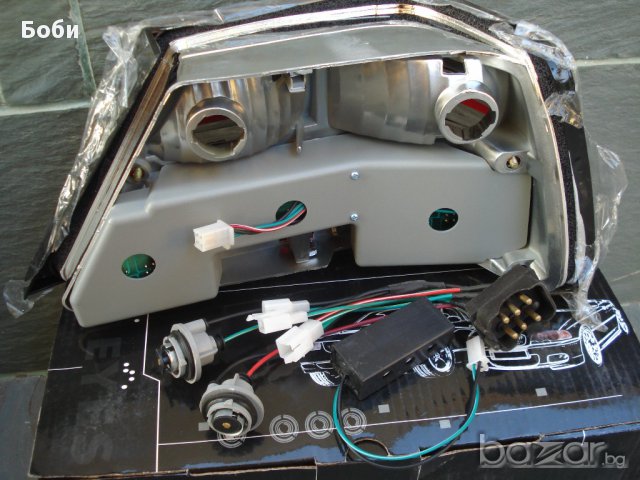 комплект стопове за мерцедес124,тунинг,опушен с кабели, снимка 2 - Части - 11830980