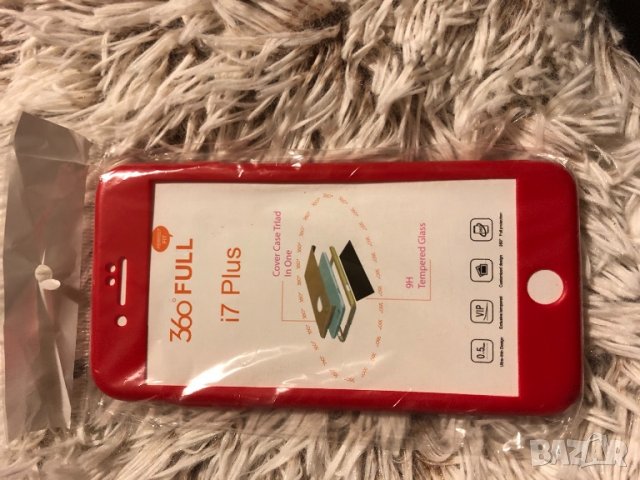 Нов кейс за Айфон 7,8 плюс Червен, снимка 2 - Калъфи, кейсове - 23871876