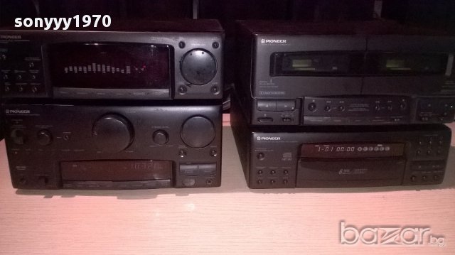 pioneer tuner+cd 6 disc+deck 2-made in japan-внос швеицария, снимка 4 - Ресийвъри, усилватели, смесителни пултове - 12276812