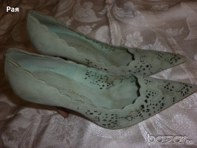 Елегантни дамски обувки French connection 100 % кожа , снимка 2 - Дамски обувки на ток - 18639675