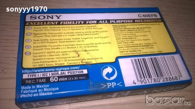sony ef60-аудио касета-внос швеция, снимка 4 - Аудио касети - 19248102