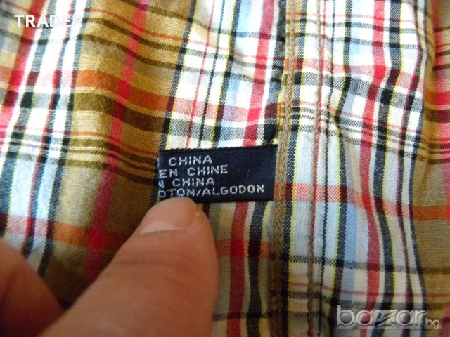 Мъжка спортна  риза TOMMY HILFIGER,  100% памук, снимка 3 - Ризи - 19699359